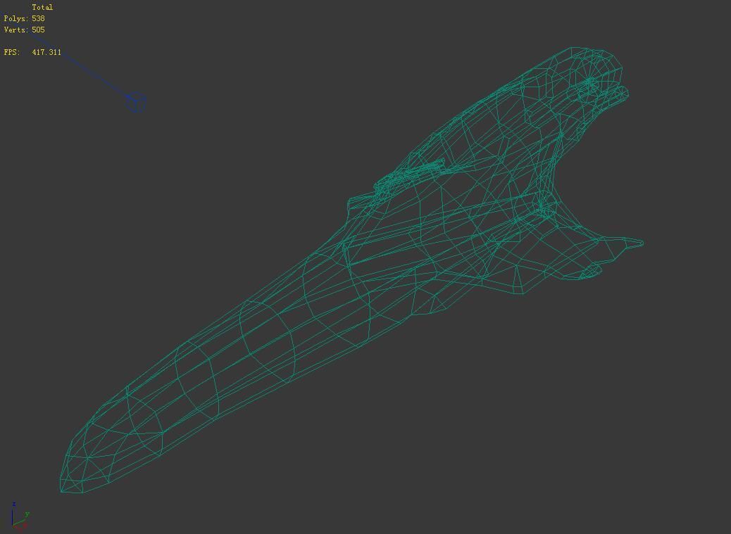 Scythe Battleship 03 3D model_7