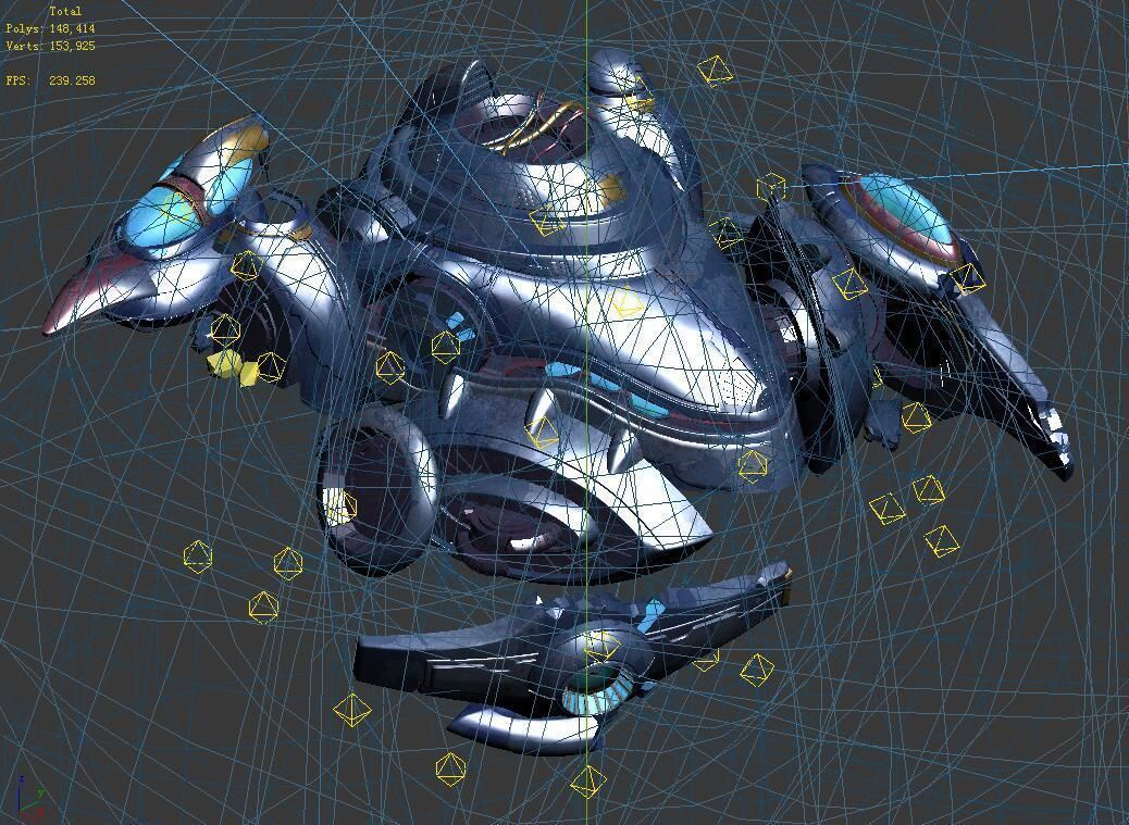 Abandoned Ancient Civilization - Mining Machinery 03 3D model_4