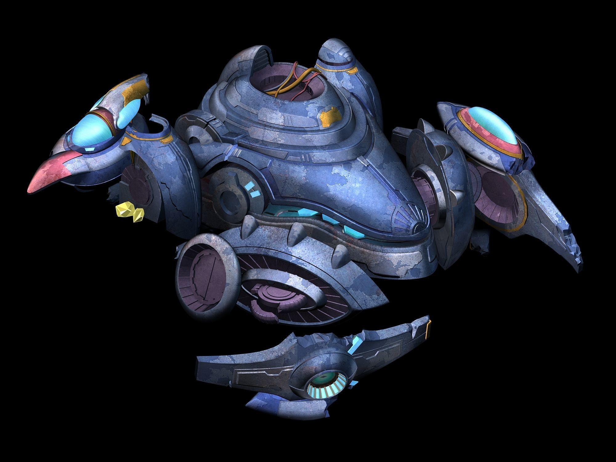 Abandoned Ancient Civilization - Mining Machinery 03 3D model_1