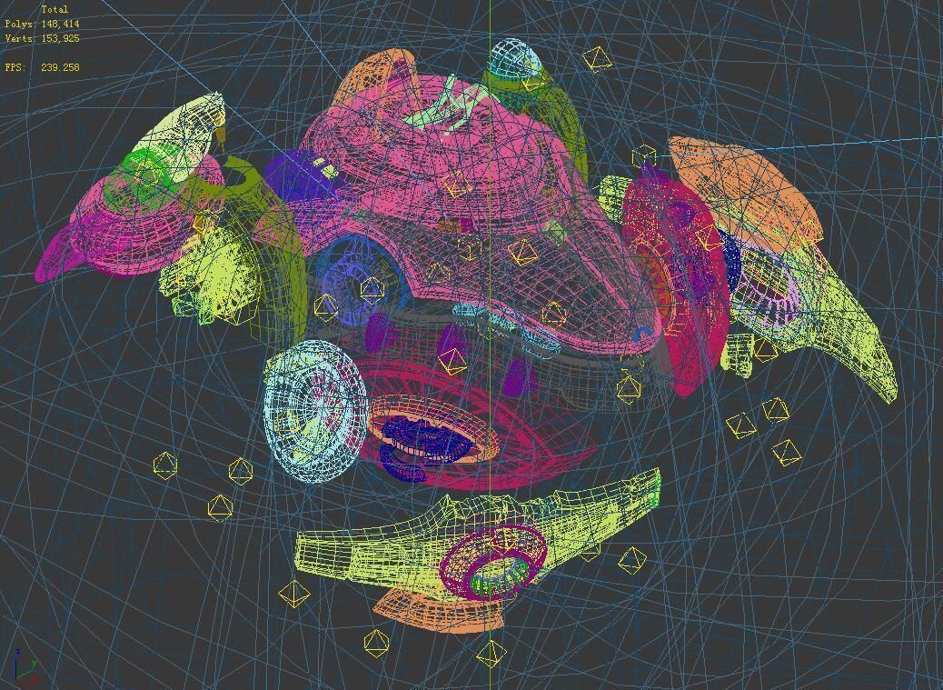 Abandoned Ancient Civilization - Mining Machinery 03 3D model_5