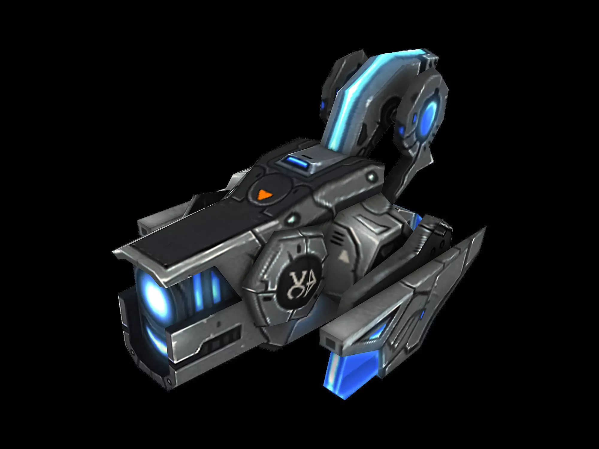 Machinery - Floating Cannon 02 3D model_0