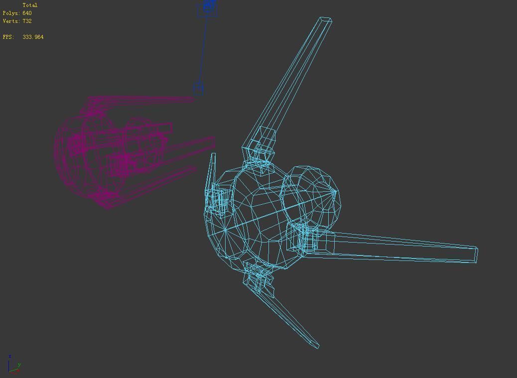 Shipborne-space missile 3D model_7