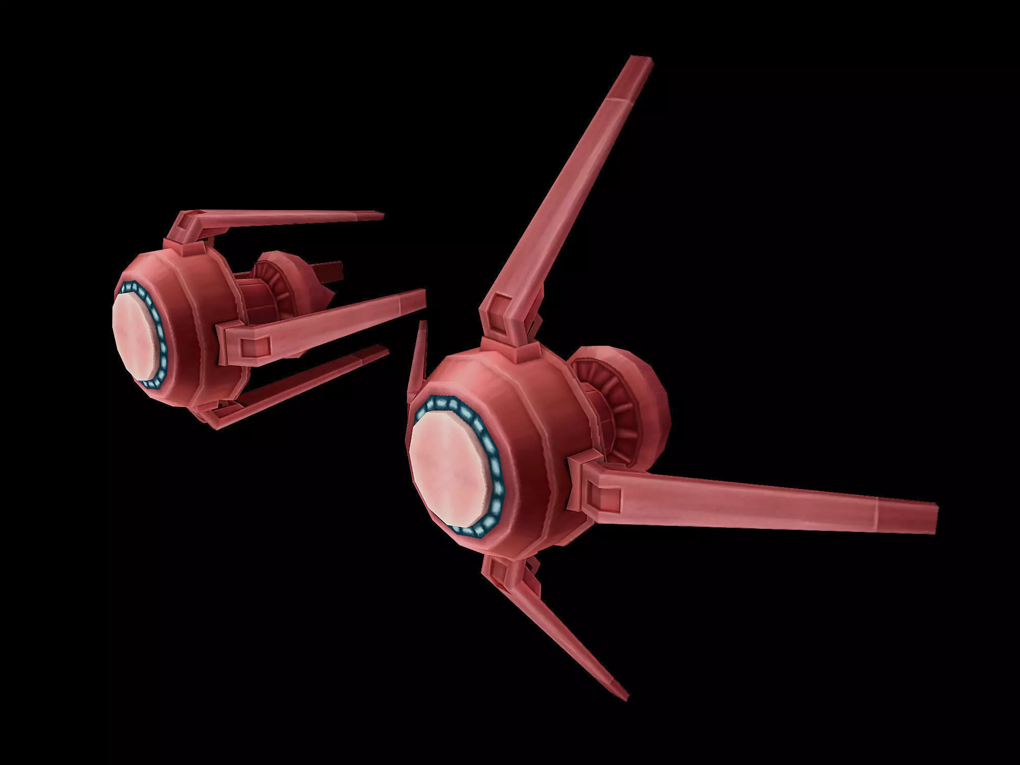 Shipborne-space missile 3D model_0