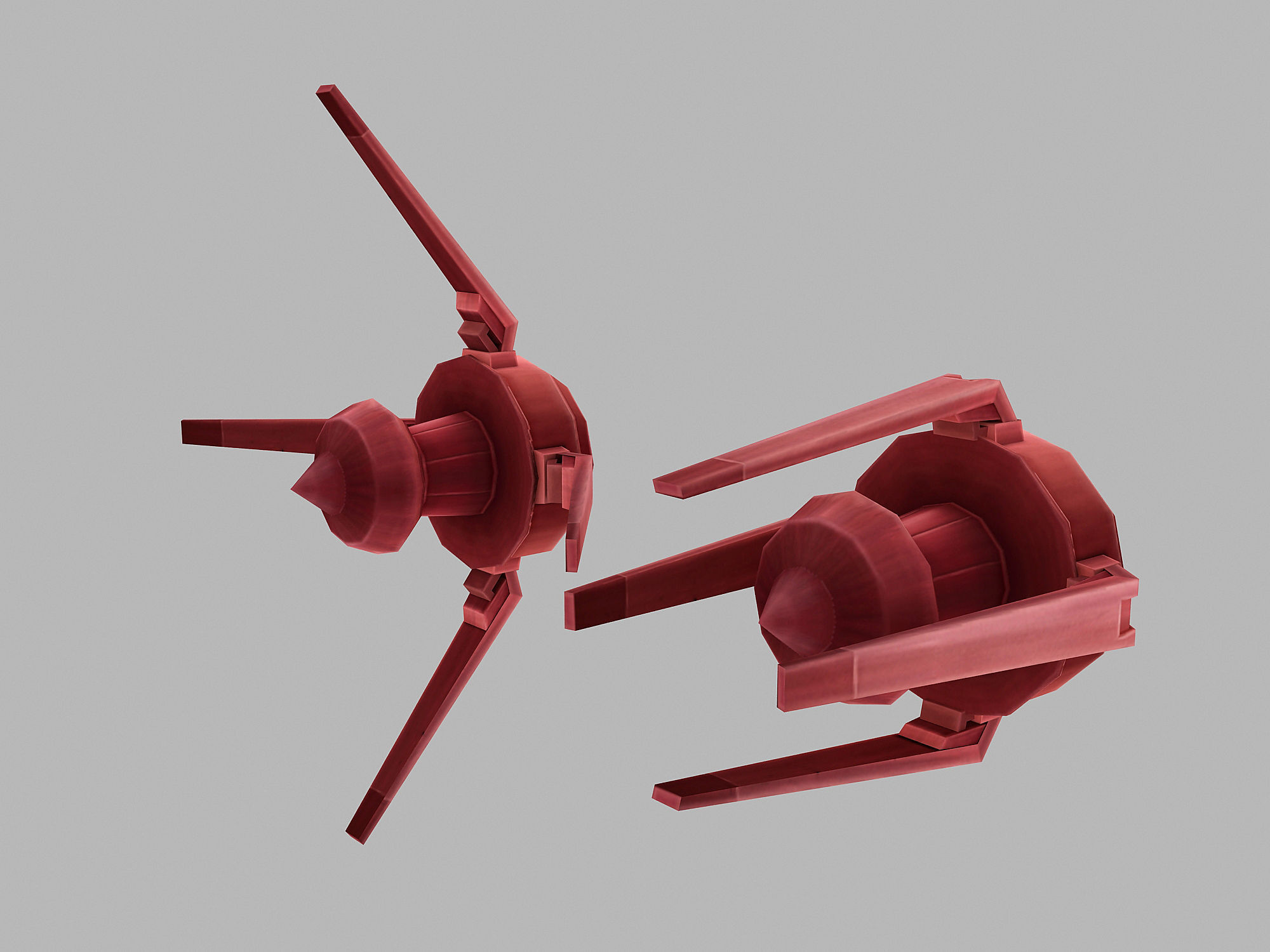 Shipborne-space missile 3D model_2