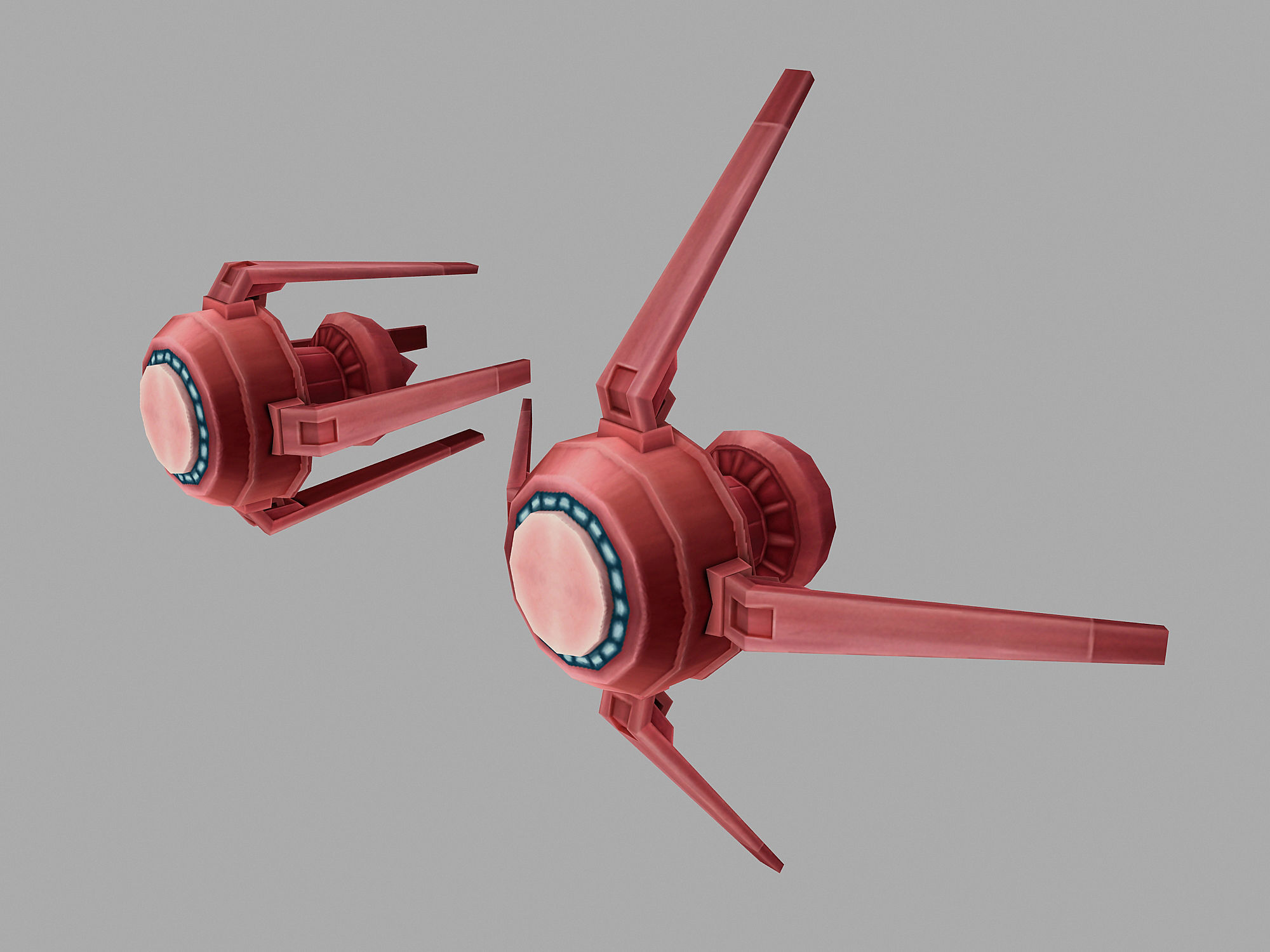 Shipborne-space missile 3D model_1