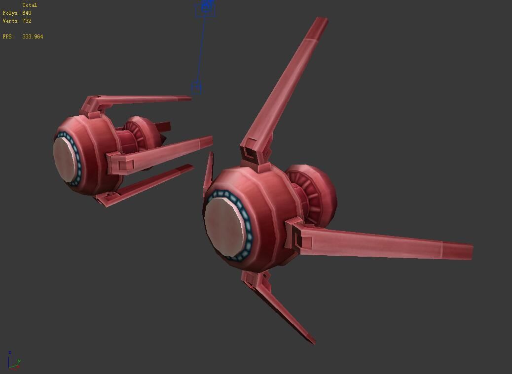 Shipborne-space missile 3D model_6