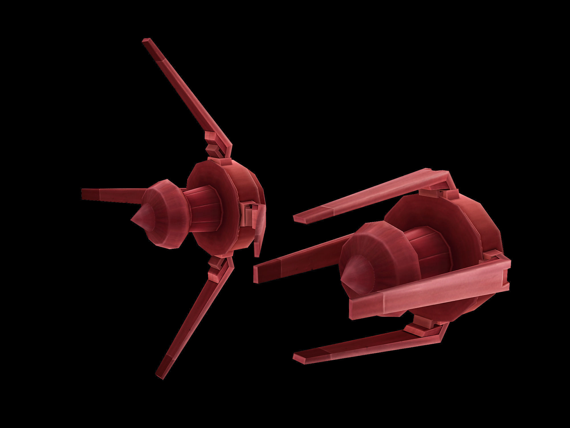 Shipborne-space missile 3D model_4