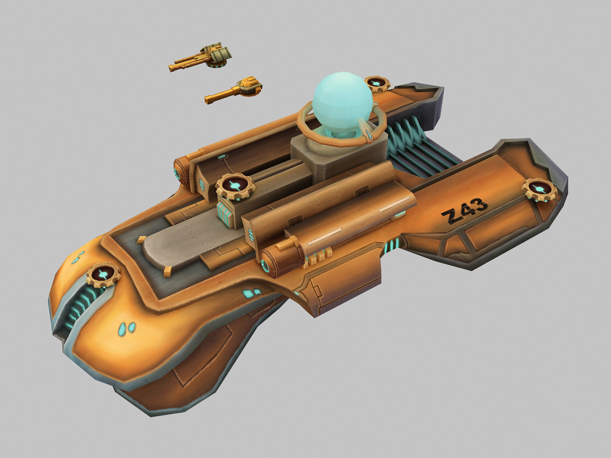 Lightweight - Battleship 03 3D model_1