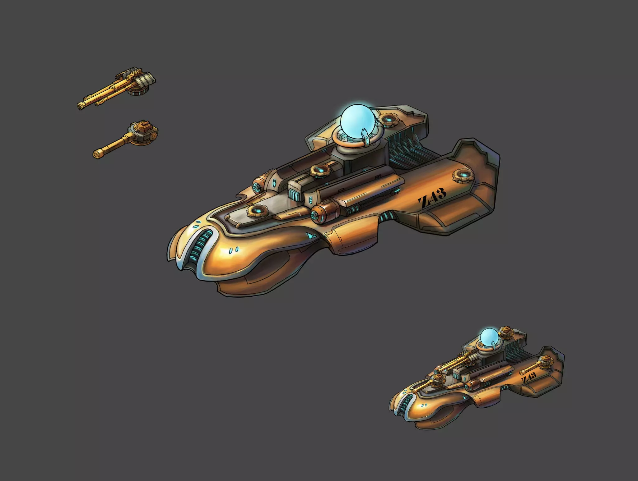 Lightweight - Battleship 03 3D model_0