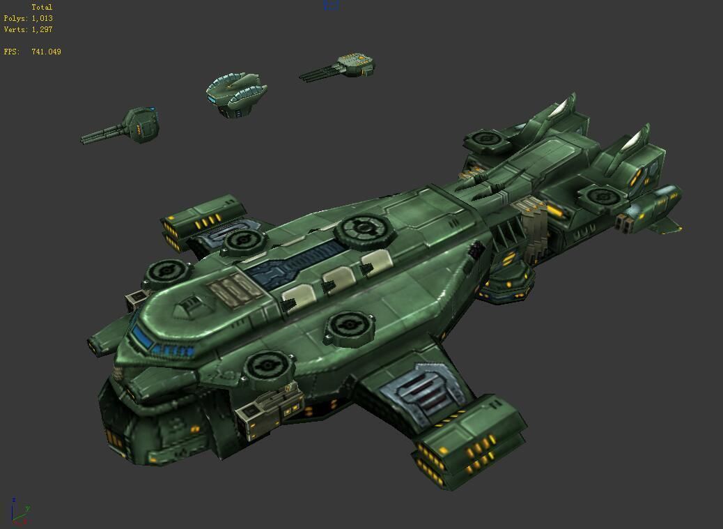 Almighty-Battleship 05 3D model_6