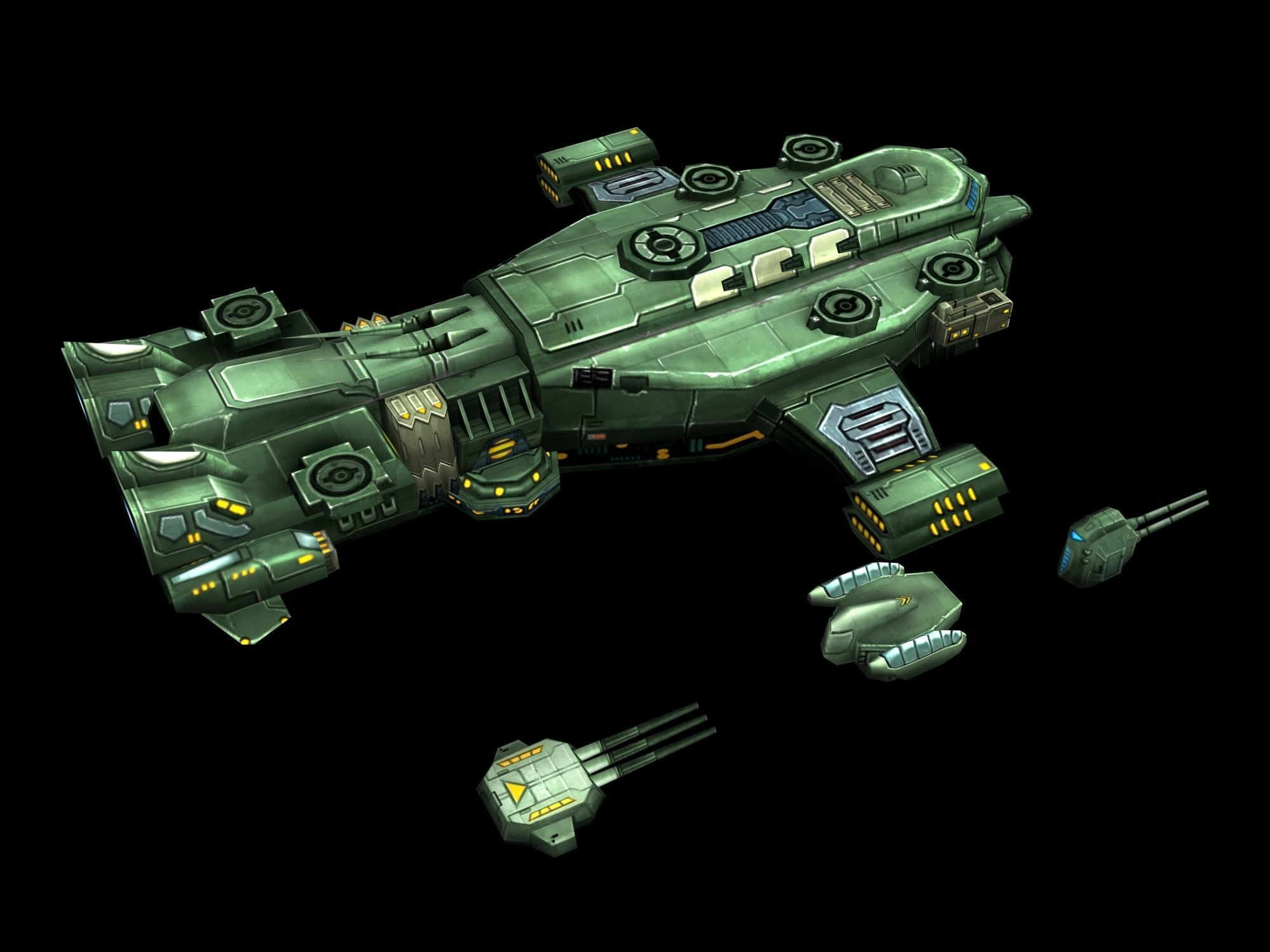 Almighty-Battleship 05 3D model_2