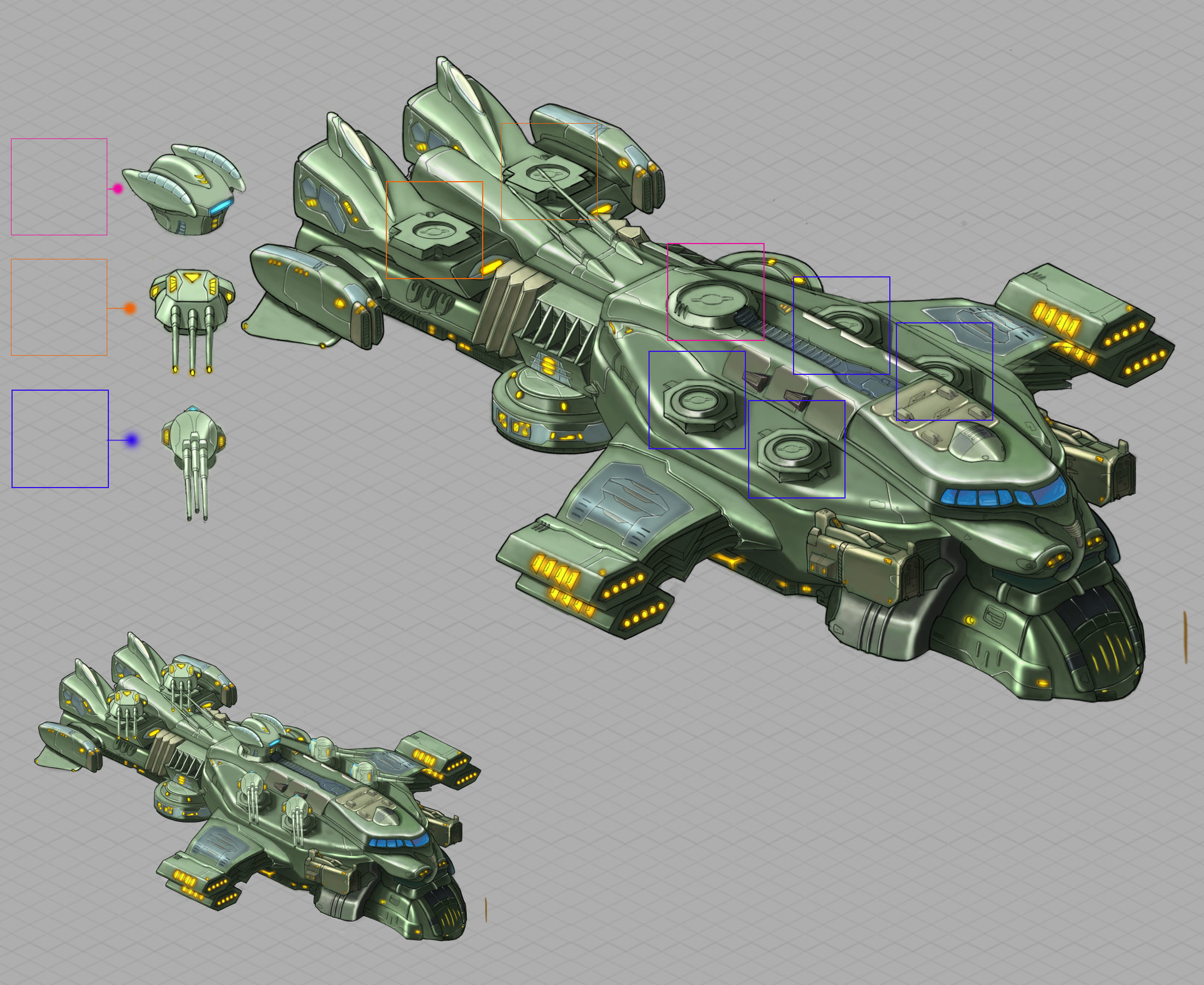 Almighty-Battleship 05 3D model_5