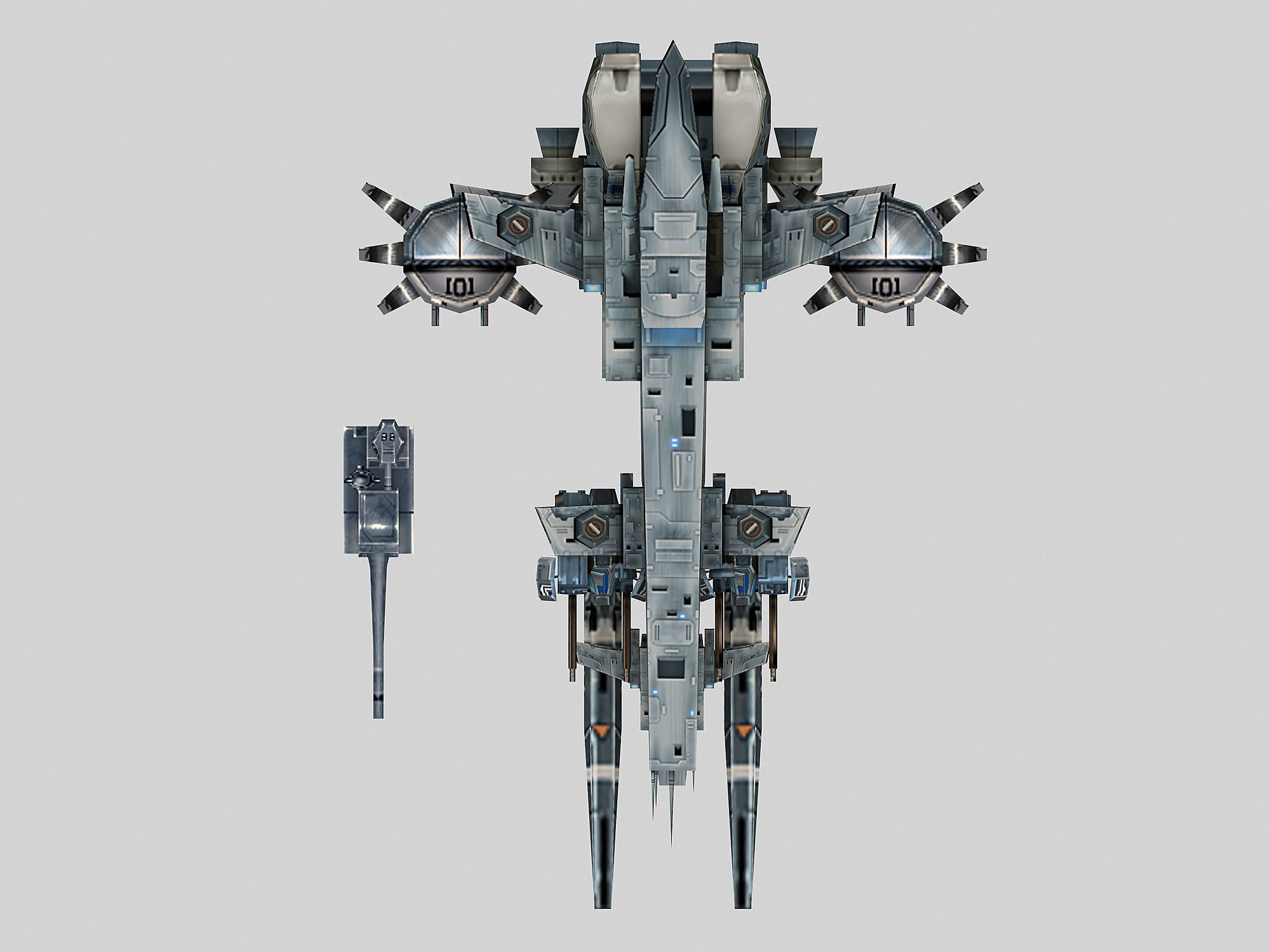 Almighty-Battleship 008 3D model_3