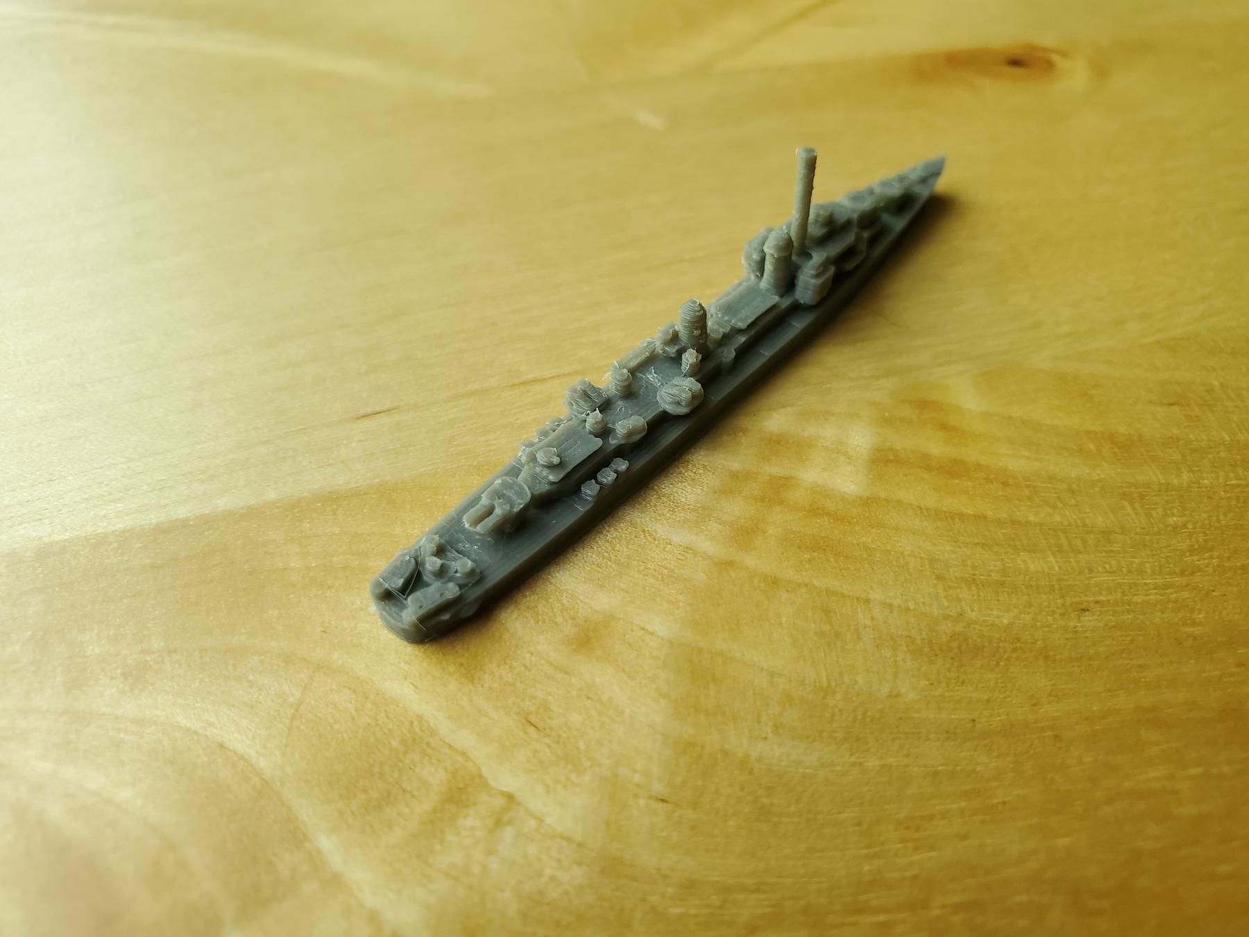 US Gearing Class Destroyer Warship 3D print model_14