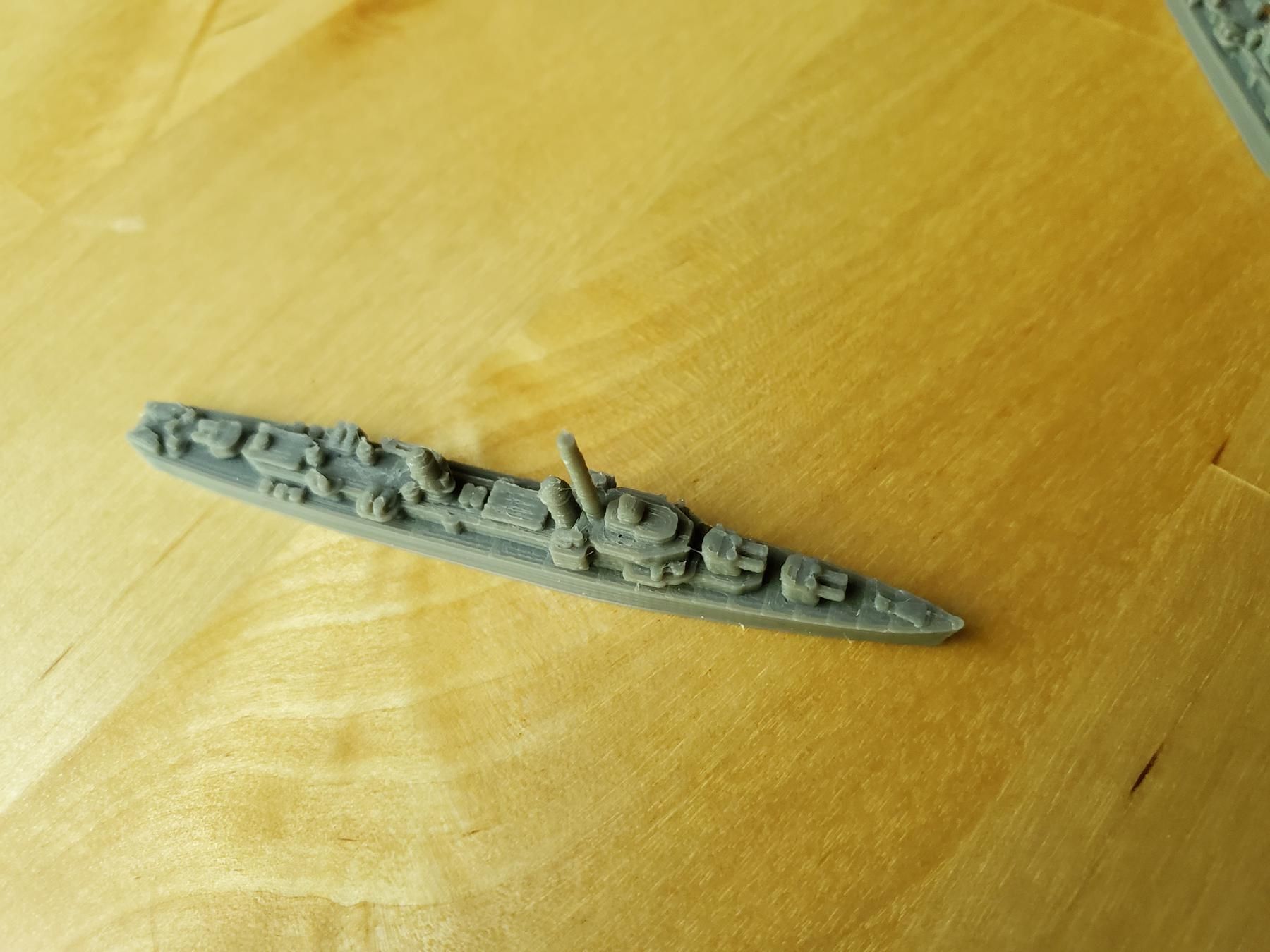 US Gearing Class Destroyer Warship 3D print model_12