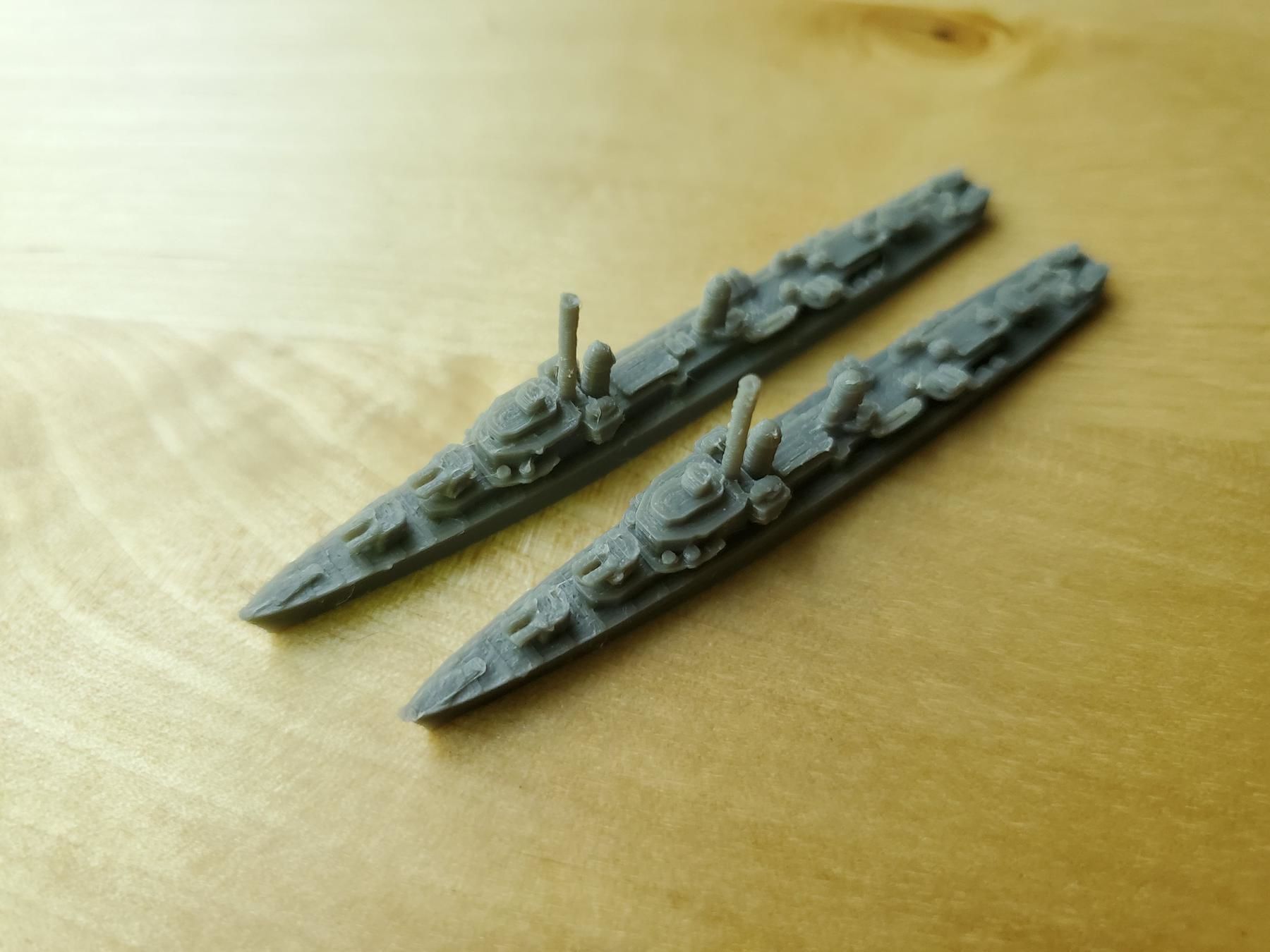 US Gearing Class Destroyer Warship 3D print model_5