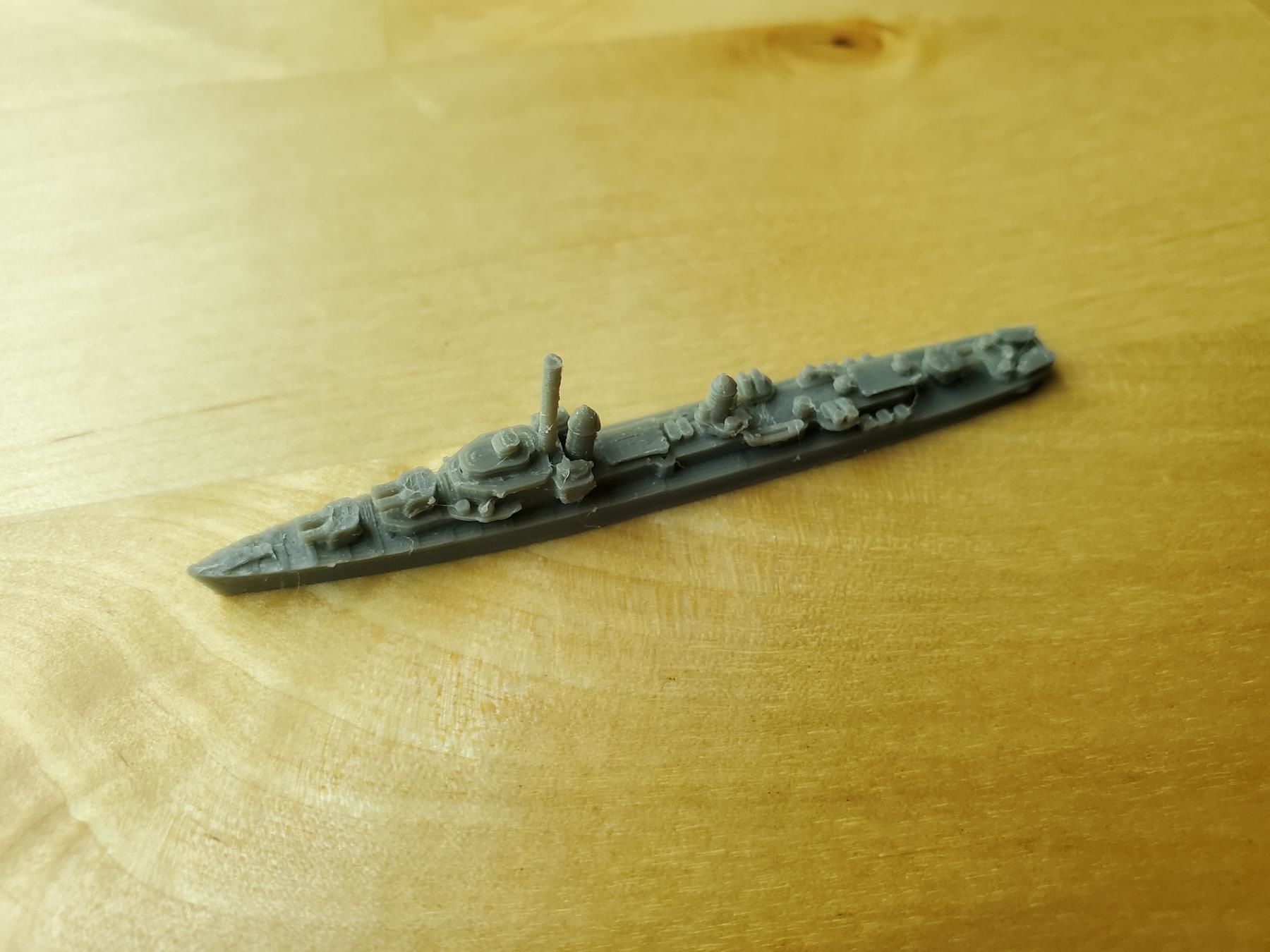 US Gearing Class Destroyer Warship 3D print model_6