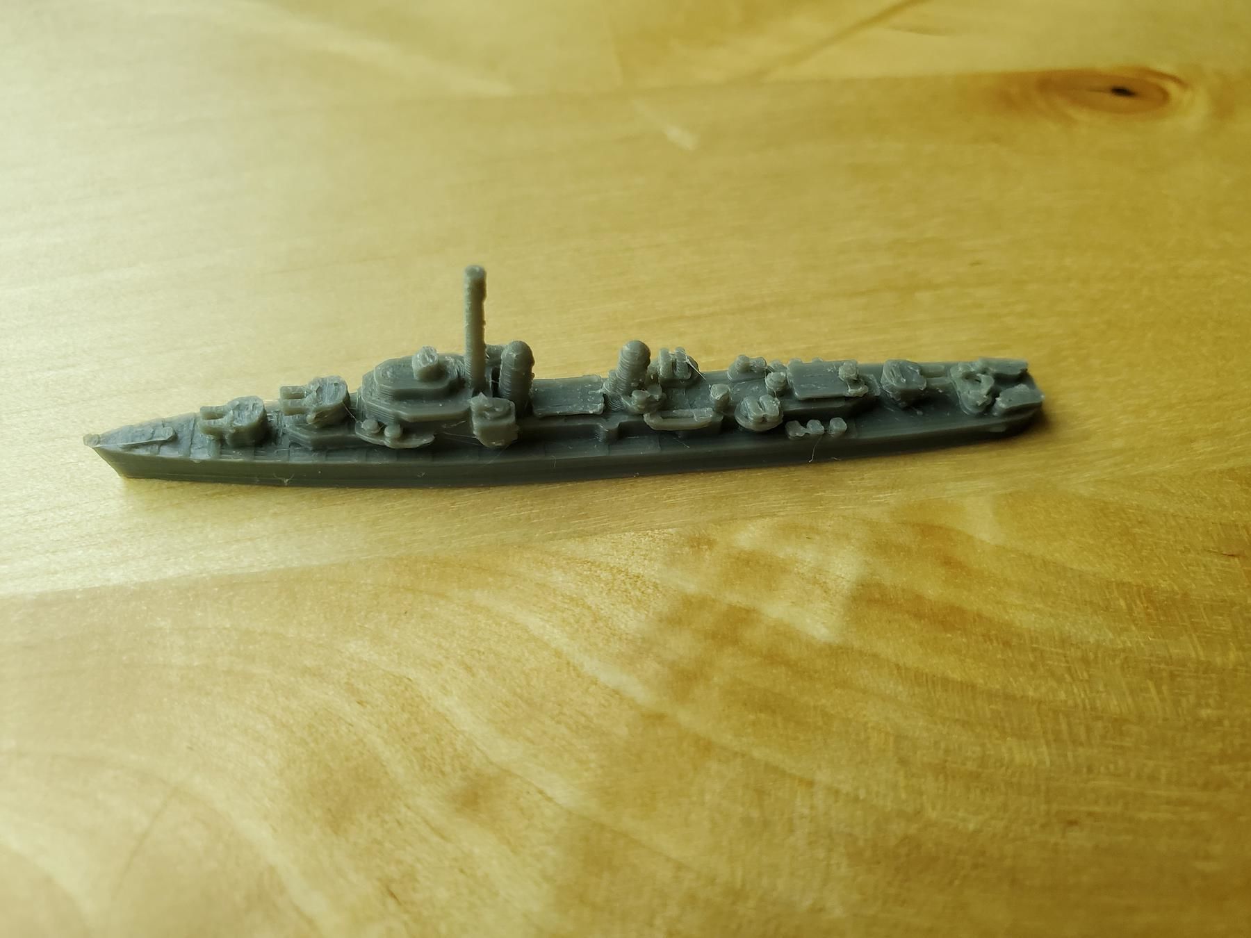 US Gearing Class Destroyer Warship 3D print model_16
