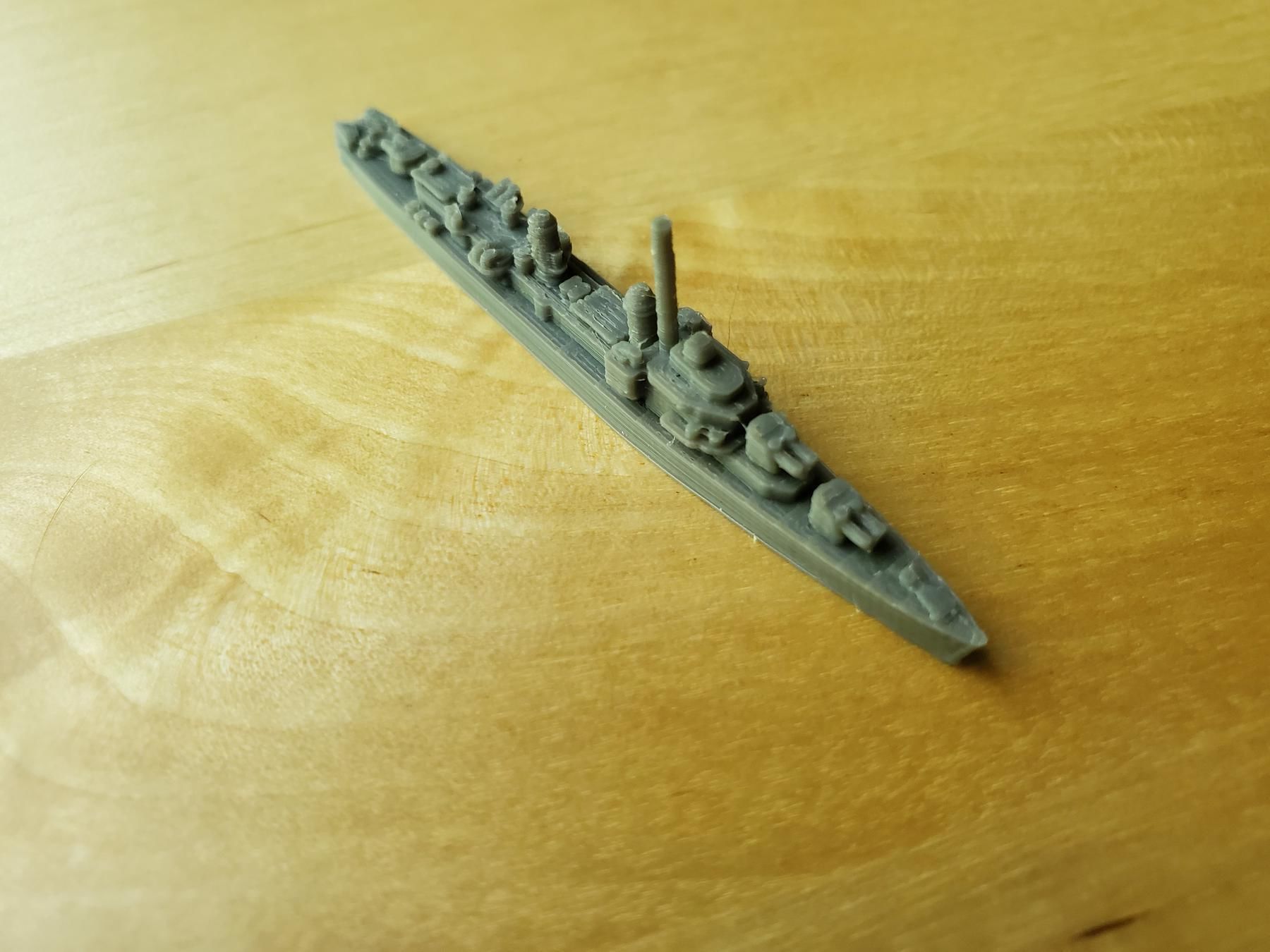 US Gearing Class Destroyer Warship 3D print model_13