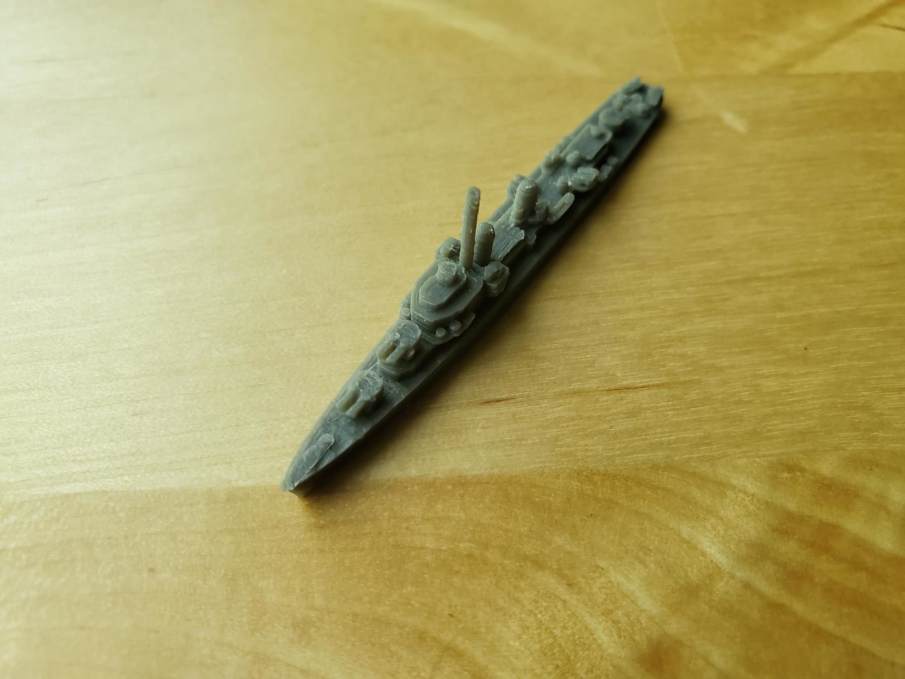 US Gearing Class Destroyer Warship 3D print model_19