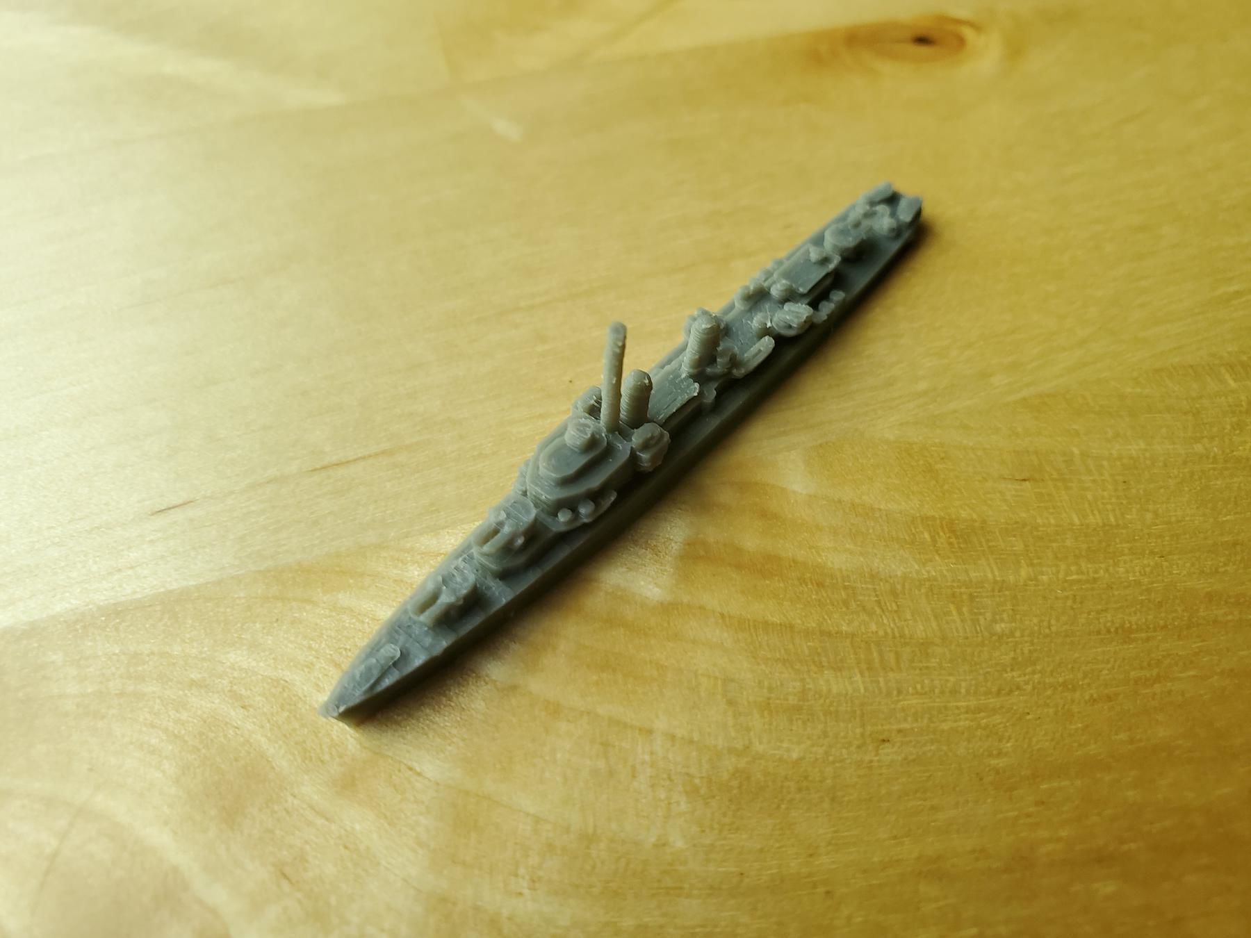 US Gearing Class Destroyer Warship 3D print model_15