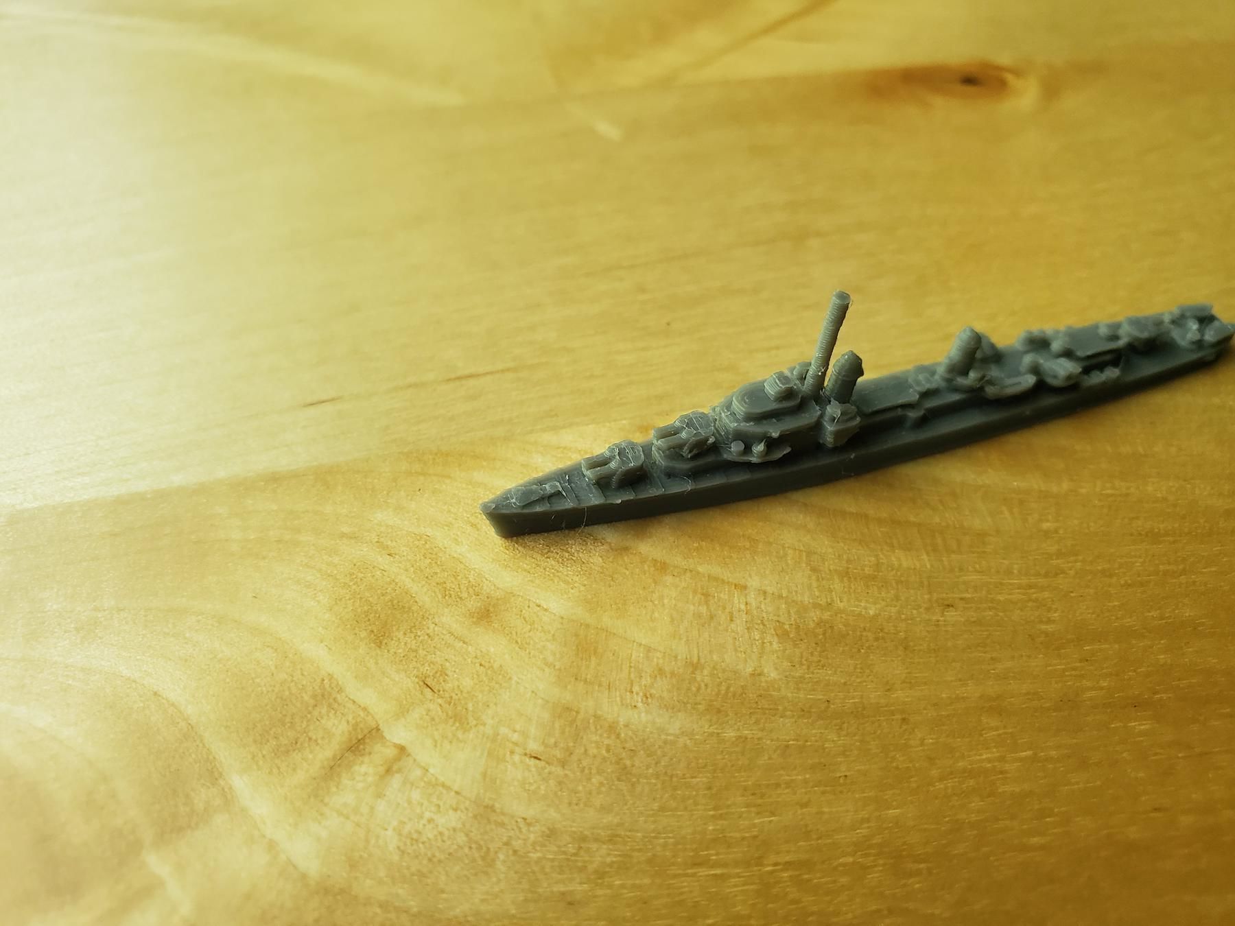 US Gearing Class Destroyer Warship 3D print model_7