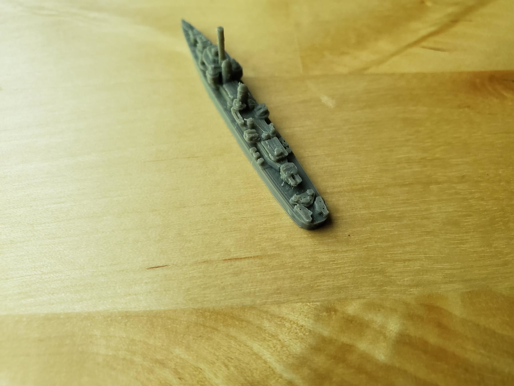 US Gearing Class Destroyer Warship 3D print model_18