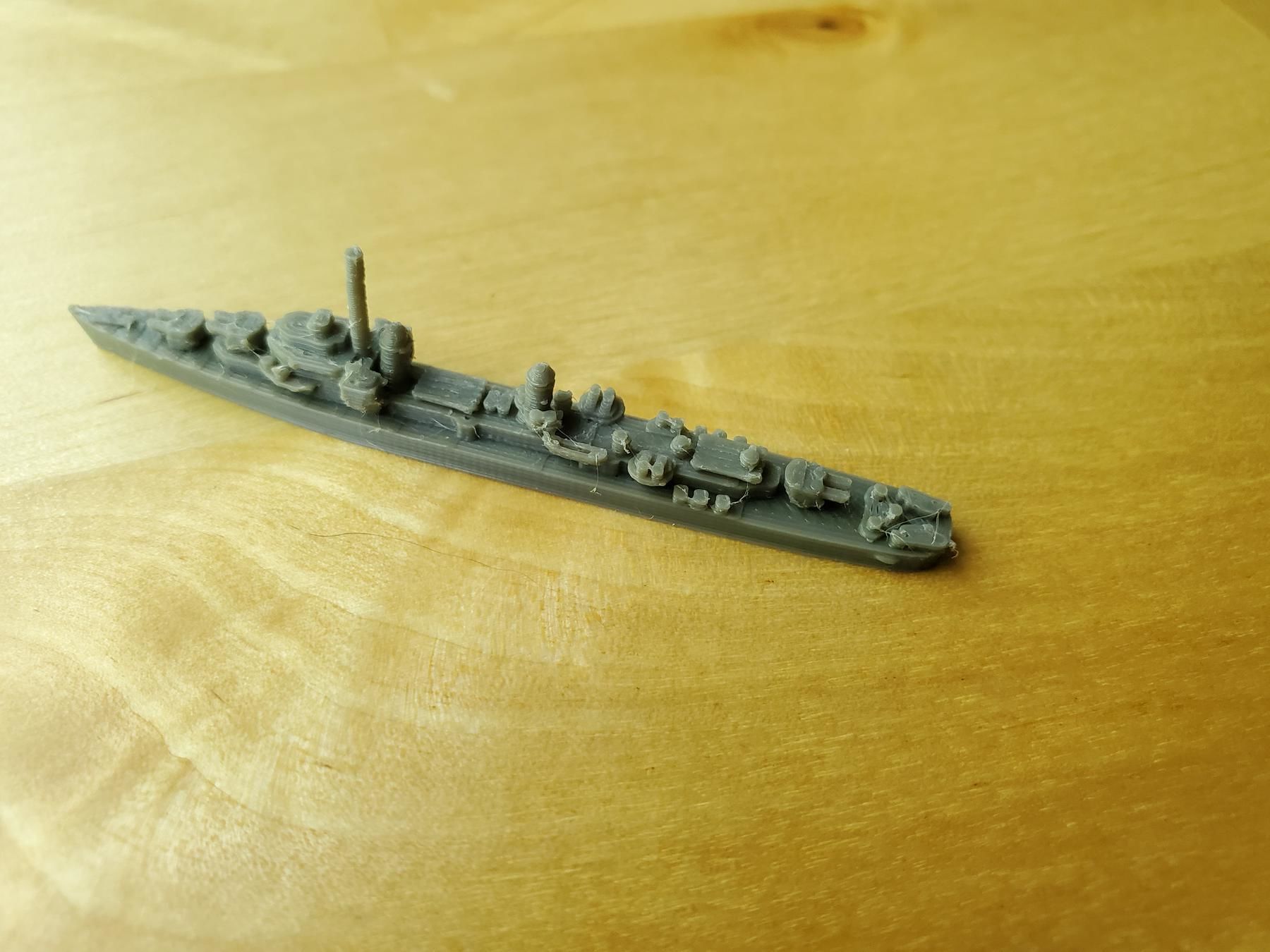 US Gearing Class Destroyer Warship 3D print model_8