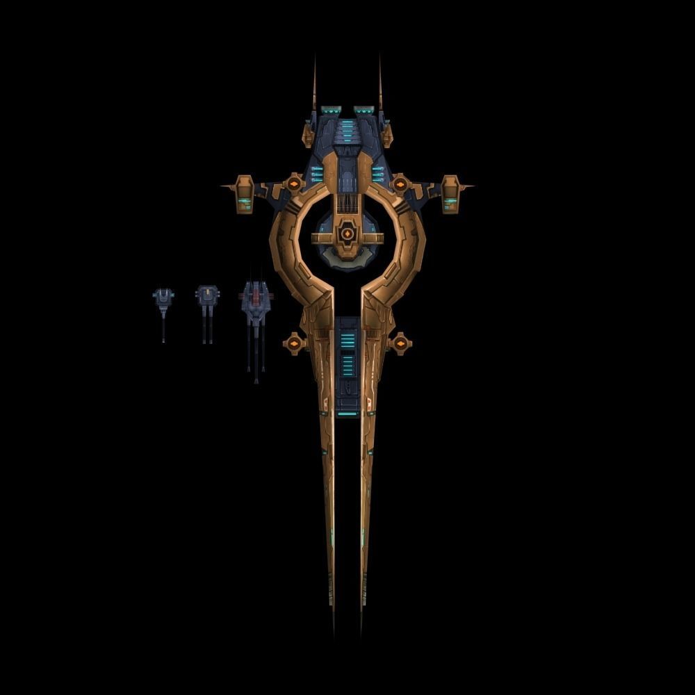 Battlestar - Battleship 03 3D model_4