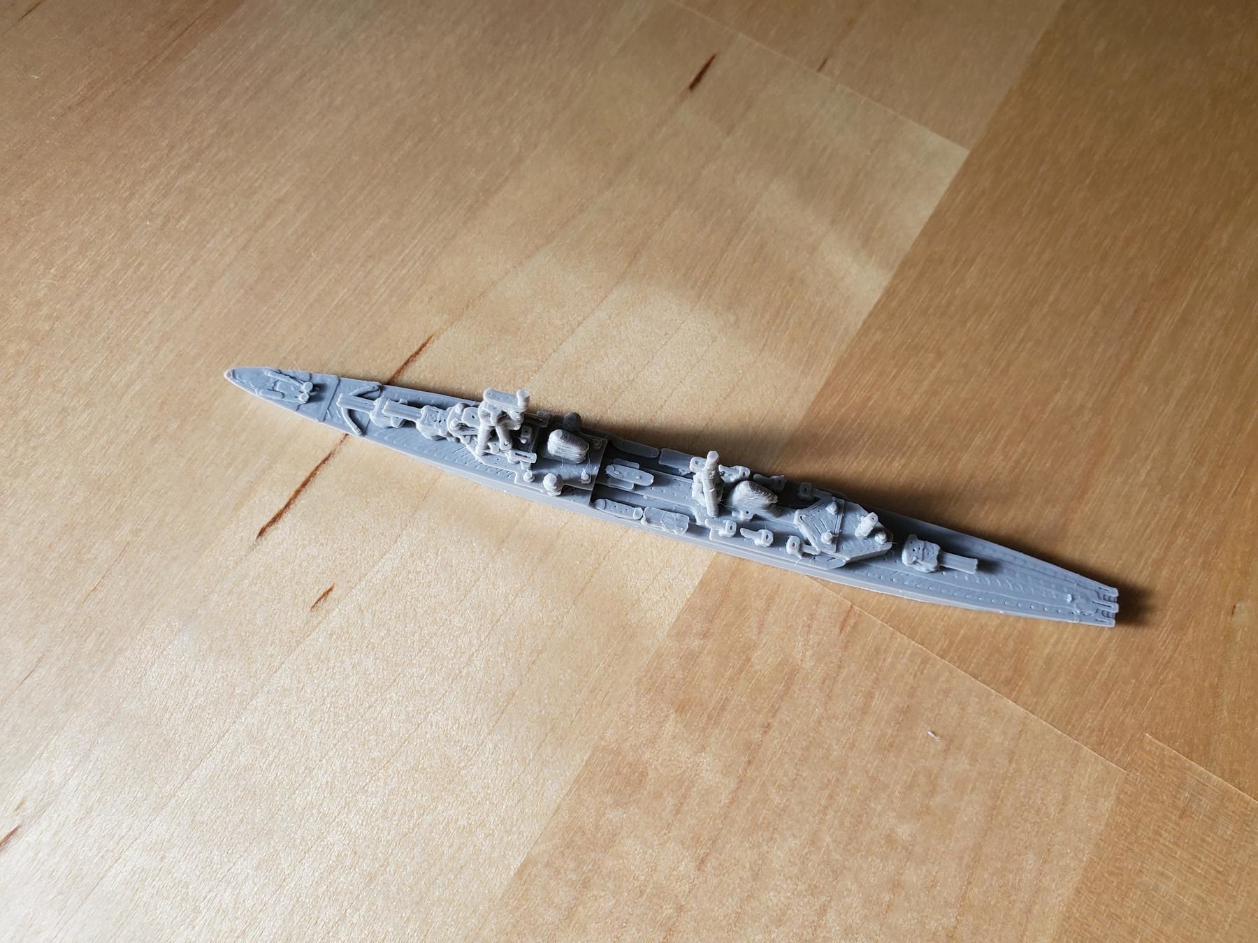 Soviet Kirov Class Cruiser Warship 3D print model_10