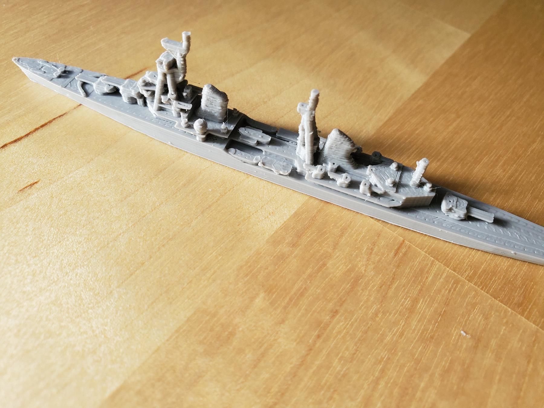Soviet Kirov Class Cruiser Warship 3D print model_8