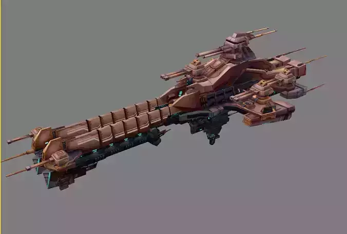 Extra large fortress type - big spaceship 01