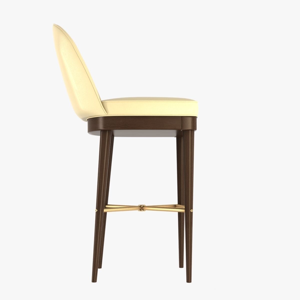 Laurent Bar Stool By Hickory Chair Furniture 3D model CGTrader