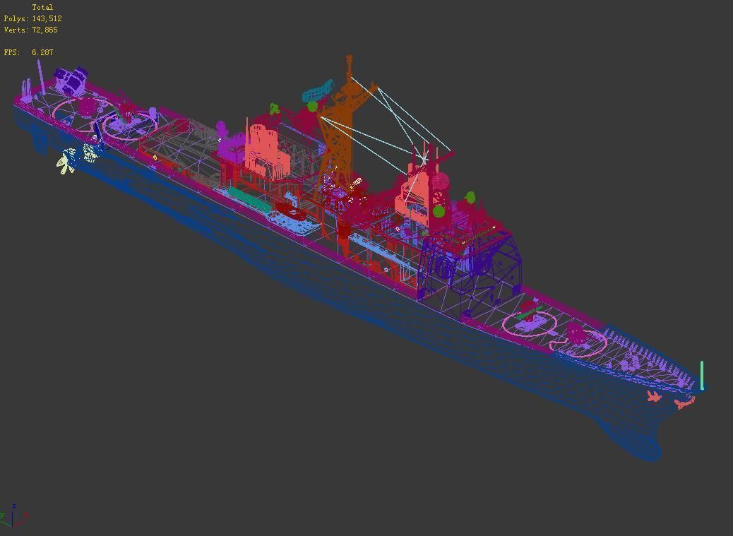 Future World - Cruiser 02 3D model_4