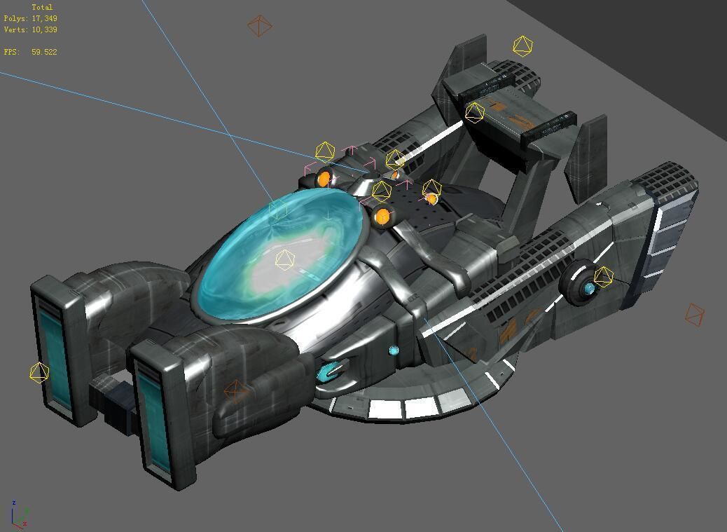 Future - Chariot 02 3D model_3
