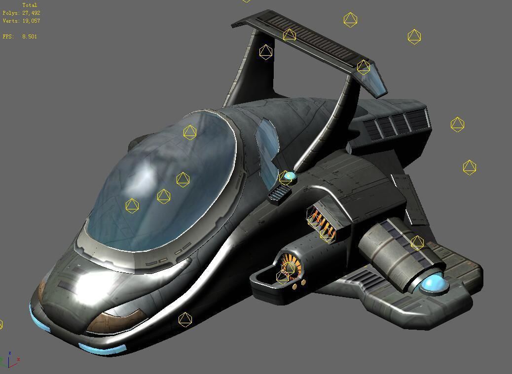 Future - Chariot 03 3D model_3