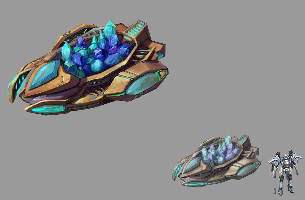 Heterogeneous-maglev transport vehicle 3D model_3