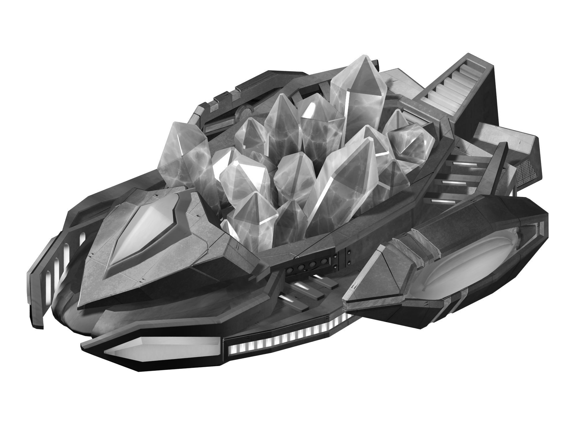 Heterogeneous-maglev transport vehicle 3D model_2