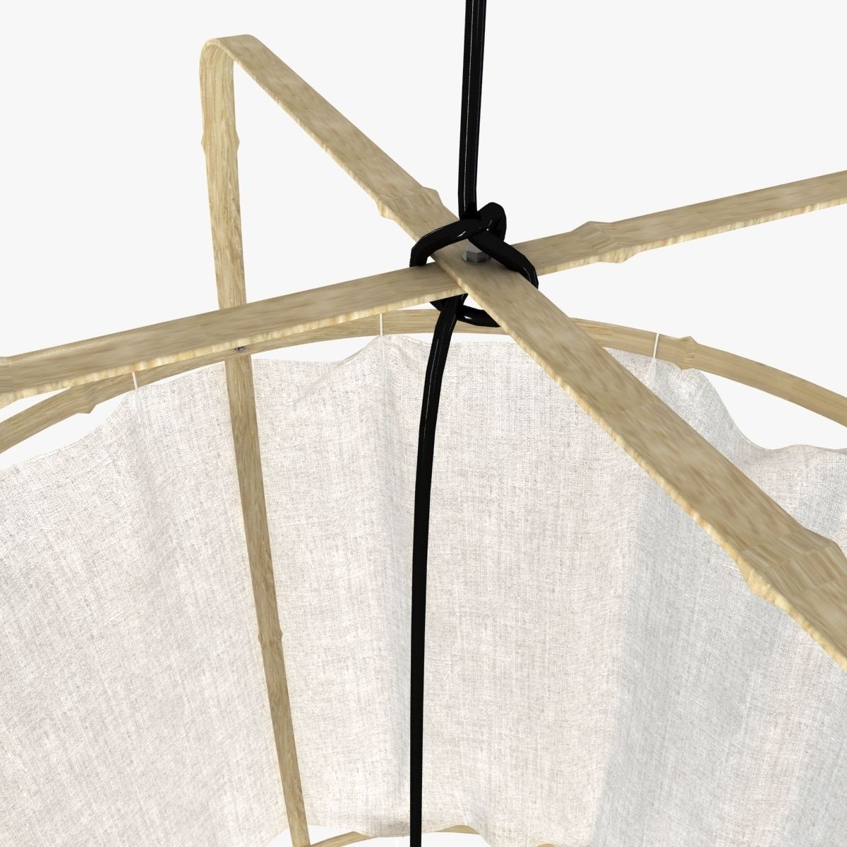 Ay Illuminate Z1 Black Cloth Ceiling Lamp 3D model_8