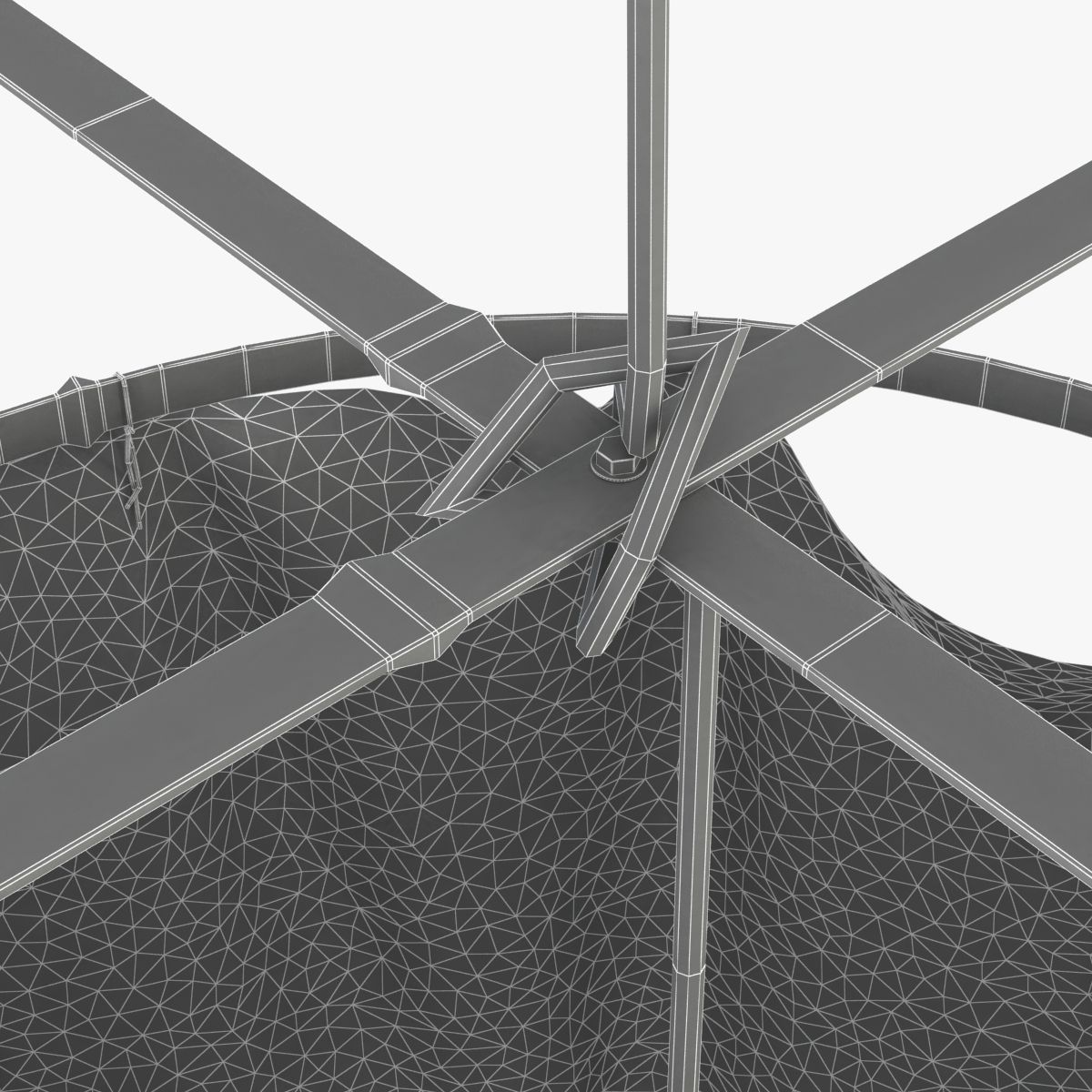 Ay Illuminate Z1 Black Cloth Ceiling Lamp 3D model_7