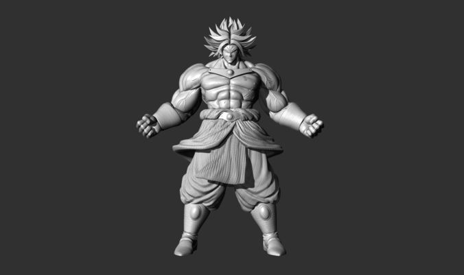 Broly - Dragonball Z  3D print model