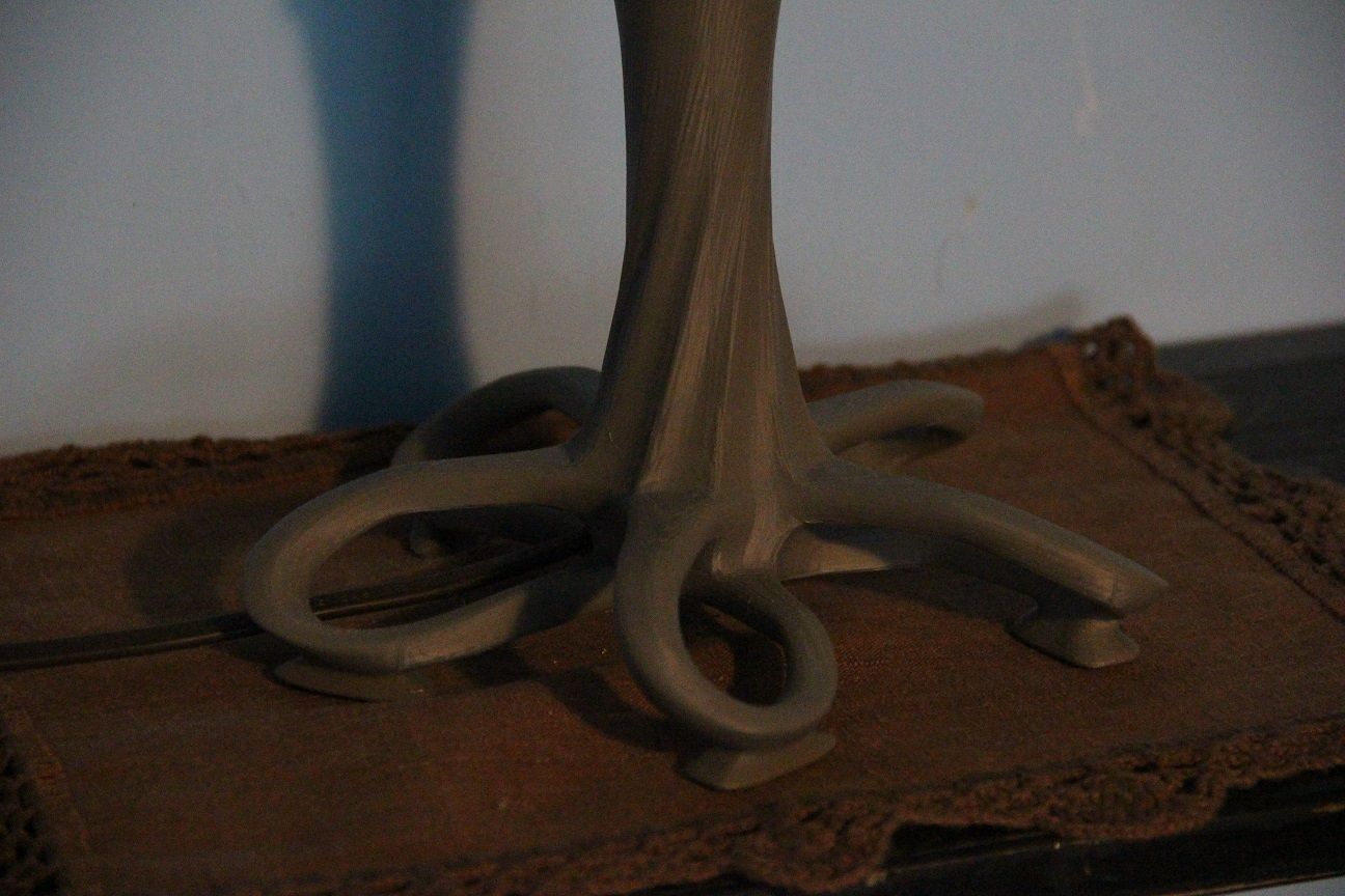 Double star lamp with star base Free 3D print model_3