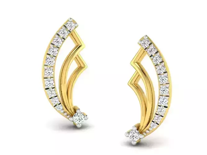 AFP00168 diamond pendant gold