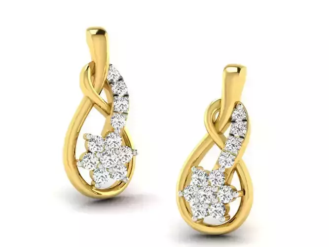 AFP00159 infinity pendant with diamonds on gold chain