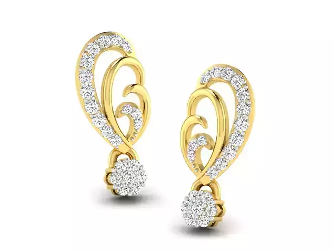 AFP00158 gold pendant with diamonds