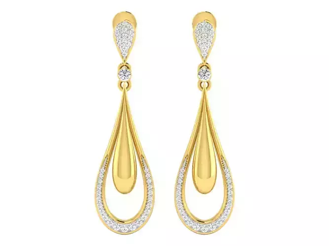 AFP00087 gold pendant with diamonds