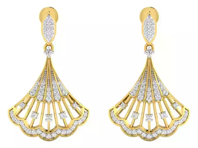 AFP00086 diamond pendant in gold