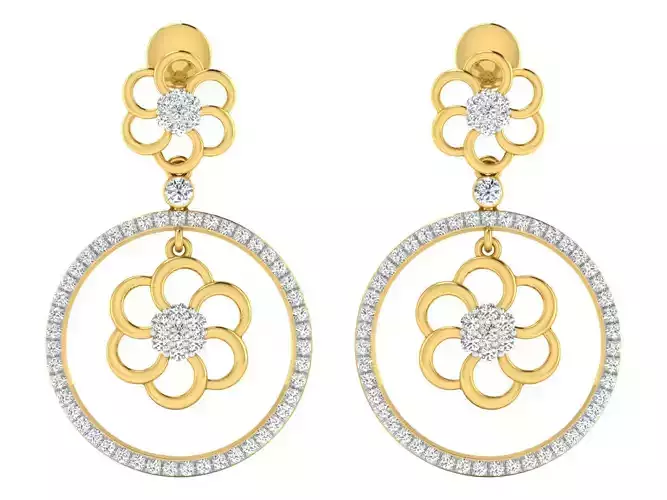 AFP00085 diamond pendant in gold