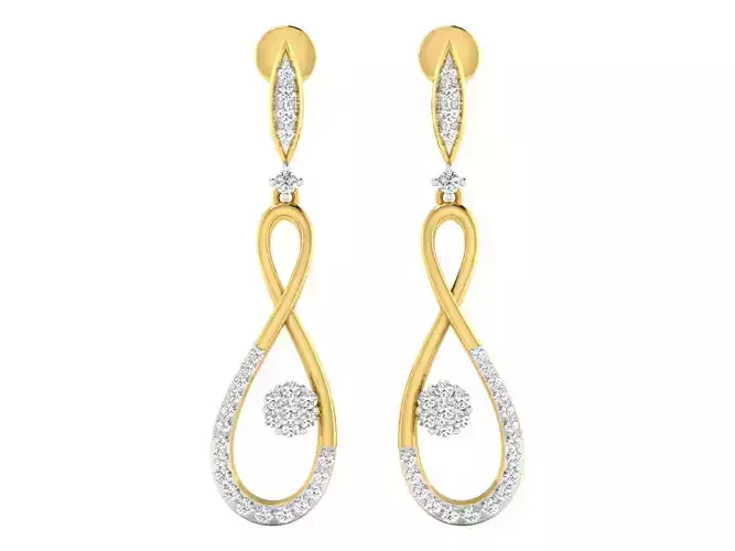 AFP00084 diamond pendant gold