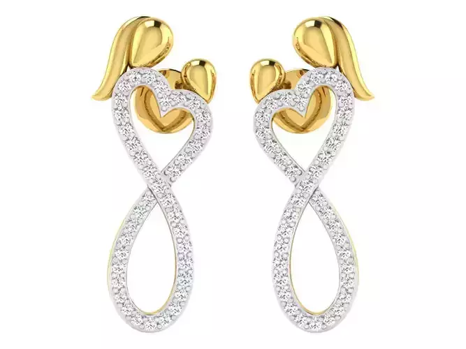 AFP00080 diamond pendant gold